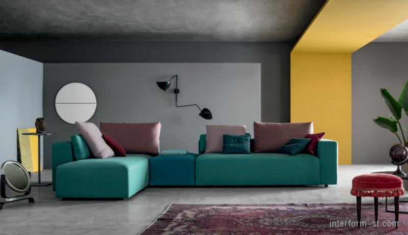 Модульный диван ZENIT Wall, BONTEMPI casa