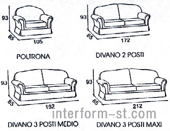 Итальянский диван DUCALE, SETTEBELLO Salotti     
