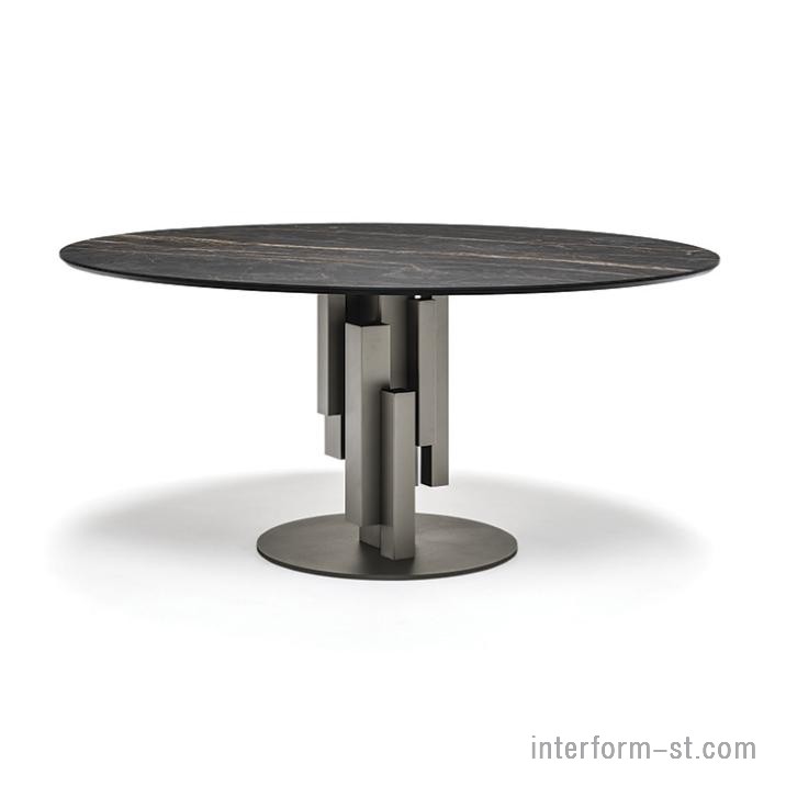 Стол SKYLINE Keramik Round, СATTELAN купить от фабрики CATTELAN в компании Interform studio с доставкой по России