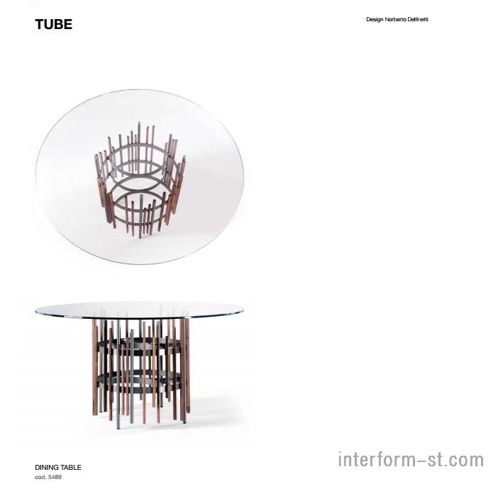 Стол TUBE, PACINI&CAPPELLINI купить от фабрики PACINI&CAPPELLINI в компании Interform studio с доставкой по России