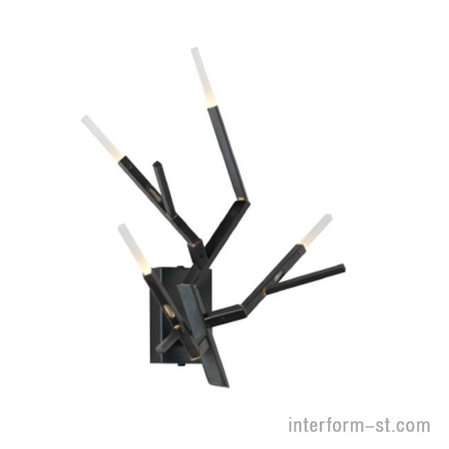 Настенный светильник IDL Acropora 650/4A nero