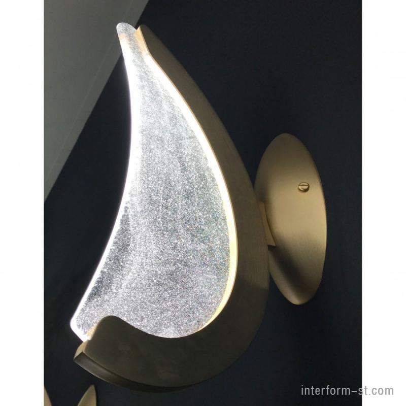 Настенный светильник IDL Angel 653/1AP oro spazzolato opaco