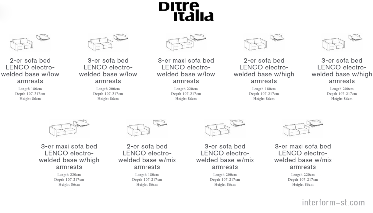 Итальянский диван ECLECTICO soft, DITRE ITALIA