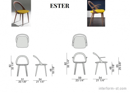 Стул ESTER, PORADA