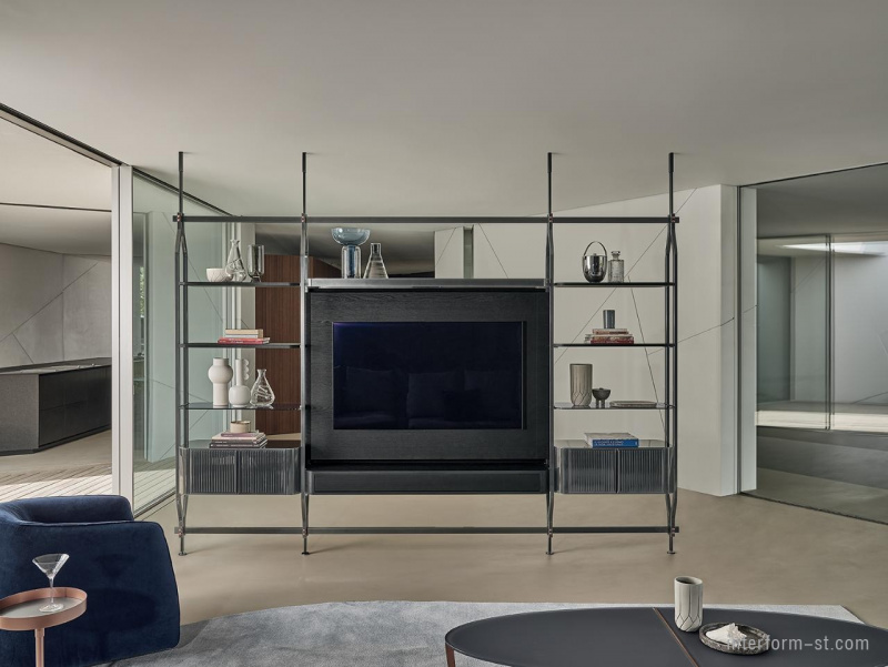 Стеллажи и полки CHARLOTTE, BONTEMPI купить от фабрики BONTEMPI CASA в компании Interform studio с доставкой по России