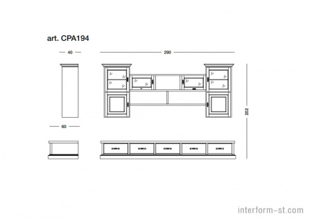 Гостиная FERNANDA, TONIN CASA купить от фабрики TONIN CASA в компании Interform studio с доставкой по России