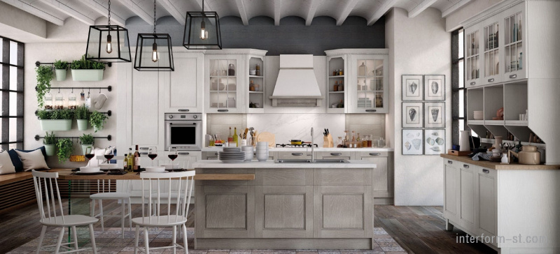Кухня VIRGINIA, STOSA CUCINE купить от фабрики STOSA в компании Interform studio с доставкой по России