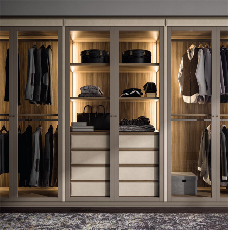 Гардеробная System 14 купить от фабрики ANTONELLI ATELIER в компании Interform studio с доставкой по России