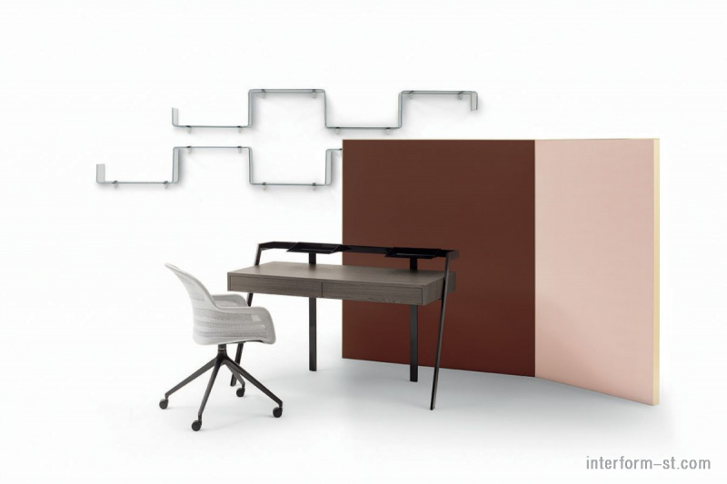 Итальянский письменный стол ZAC, BONTEMPI купить от фабрики BONTEMPI CASA в компании Interform studio с доставкой по России