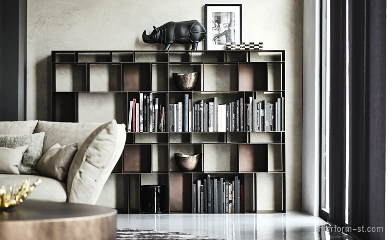 Книжный стеллаж LATITUDE, CATTELAN ITALIA купить от фабрики CATTELAN в компании Interform studio с доставкой по России
