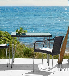 Мебель из Дании Sika, коллекция Avantgarde, Pluto стул с подлокотниками, Mercur стол