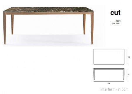 Стол CUT, PACINI&CAPPELLINI
