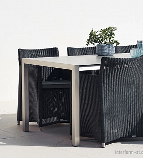 Мебель из Дании Сane-Line, стул DIAMOND, стол SHARE