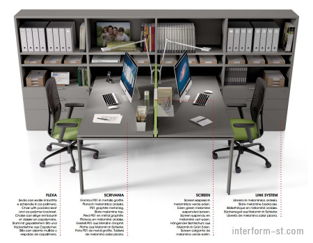 Мебель для кабинета Z699, ZALF купить от фабрики ZALF в компании Interform studio с доставкой по России