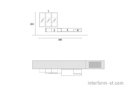Гостиная art. Z709, ZALF купить от фабрики ZALF в компании Interform studio с доставкой по России
