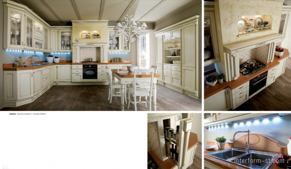 Кухня VERONA, TORCHETTI CUCINE купить от фабрики TORCHETTI CUCINE в компании Interform studio с доставкой по России