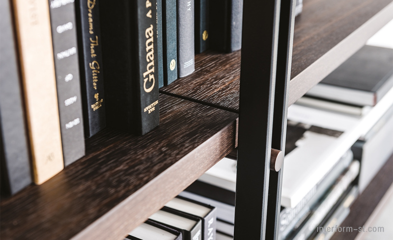 Книжный стеллаж HUDSON, CATTELAN ITALIA купить от фабрики CATTELAN в компании Interform studio с доставкой по России