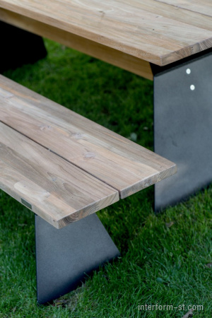 Мебель для улицы NERO TISCH (TEAK), NIEHOFF купить от фабрики NIEHOFF в компании Interform studio с доставкой по России