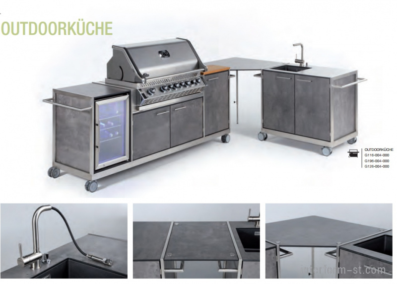 Кухонная мебель для улицы OUTDOORKÜCHE, NIEHOFF купить от фабрики NIEHOFF в компании Interform studio с доставкой по России