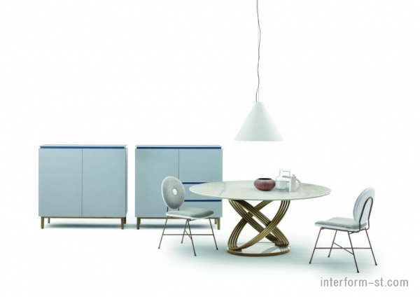Круглый стол FUSION, BONTEMPI casa купить от фабрики BONTEMPI CASA в компании Interform studio с доставкой по России