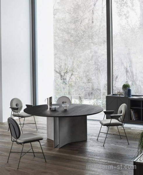 Круглый стол MAGNUM, BONTEMPI casa купить от фабрики BONTEMPI CASA в компании Interform studio с доставкой по России