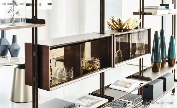 Книжный стеллаж FREEWAY, CATTELAN ITALIA купить от фабрики CATTELAN в компании Interform studio с доставкой по России
