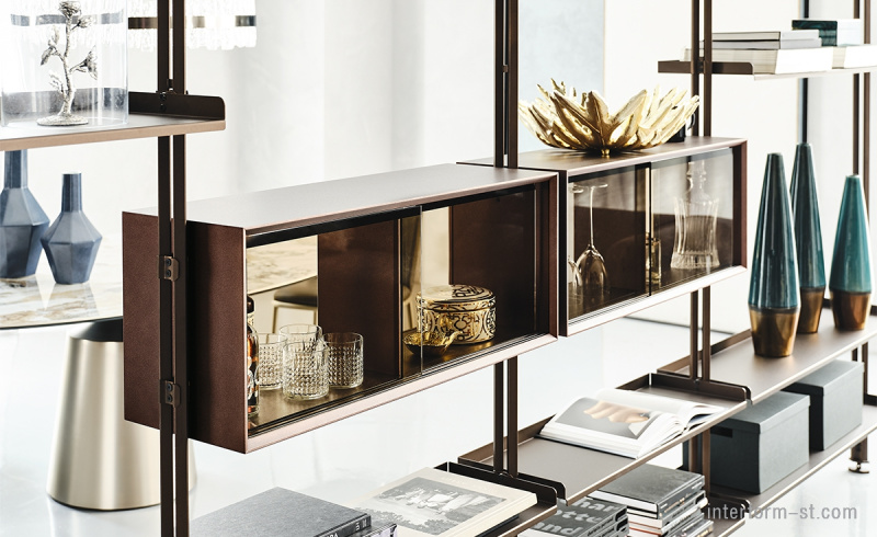 Книжный стеллаж FREEWAY, CATTELAN ITALIA купить от фабрики CATTELAN в компании Interform studio с доставкой по России