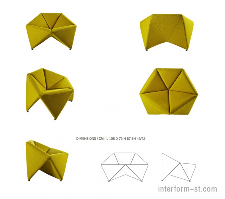 Кресло FOLD, SOFT LINE купить от фабрики SOFT LINE в компании Interform studio с доставкой по России
