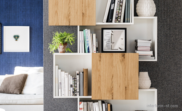 Книжный стеллаж PIQUANT, CATTELAN ITALIA купить от фабрики CATTELAN в компании Interform studio с доставкой по России