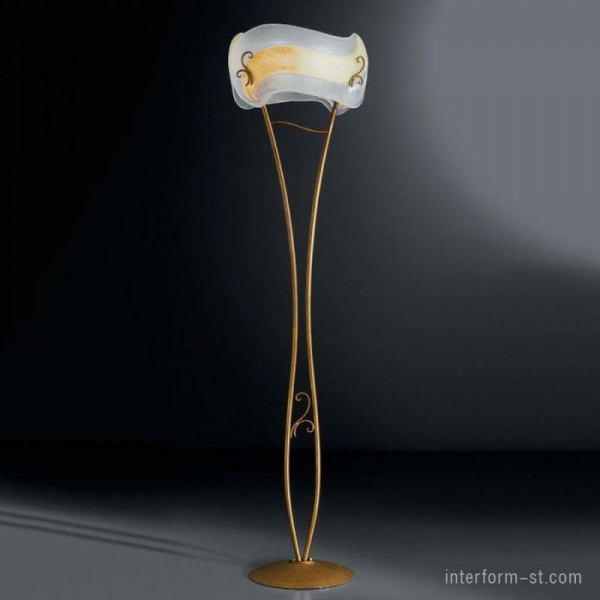 Торшер IDL 361/2P ORO BATTUTO