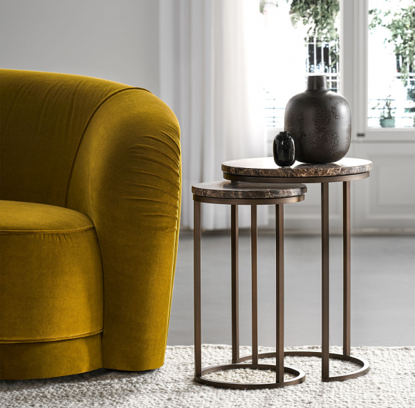 Столик Brass купить от фабрики TOSCONOVA в компании Interform studio с доставкой по России