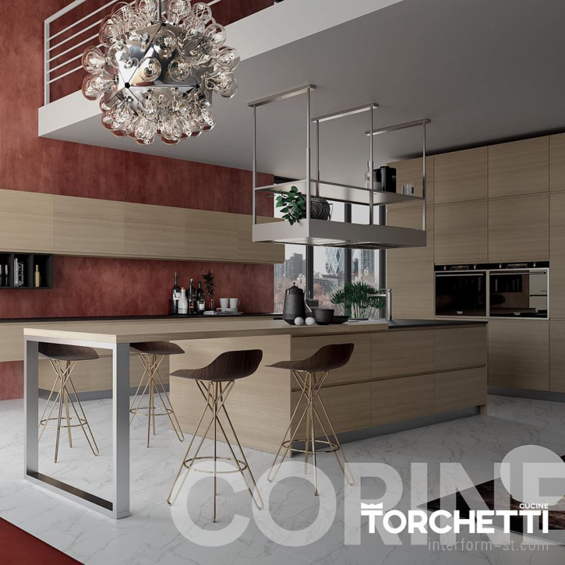 Кухня TORCHETTI CUCINE, модель Corine купить от фабрики TORCHETTI CUCINE в компании Interform studio с доставкой по России