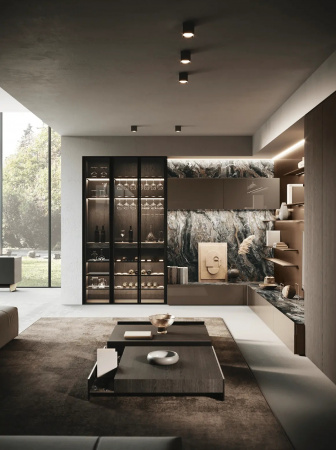 Binova гостиная BLUNA Laccato Lucido купить от фабрики BINOVA в компании Interform studio с доставкой по России