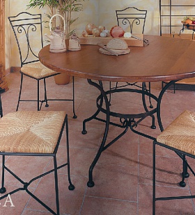 Кованная чешская мебель для столовой JAMAICA, IRON ART