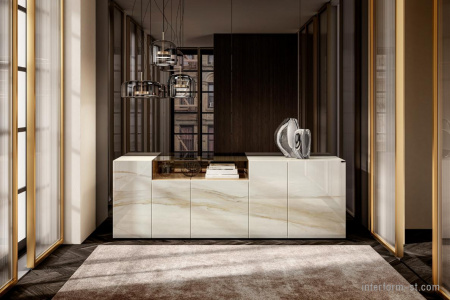 Стеклянный буфет 36e8, LAGO