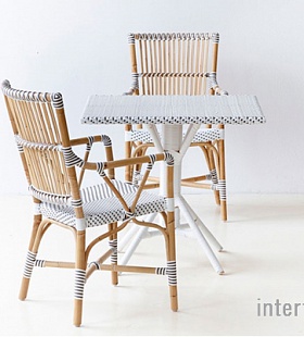 Мебель из Дании Sika, коллекция Affaire, Monique стул с подлокотниками, Nicole стол